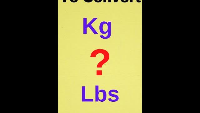 Very Simple to convert from kg to lbs (pounds) no need to remember any formula,Works , #shorts Very Simple to convert from kg to lbs (pounds) no need to remember any formula,Works , #shorts