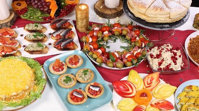 Вкусный НОВОГОДНИЙ стол 2022 МЕНЮ на НОВЫЙ ГОД из 10 БЛЮД торт, салаты, закуски, мясо Вкусный НОВОГОДНИЙ стол 2022 МЕНЮ на НОВЫЙ ГОД из 10 БЛЮД торт, салаты, закуски, мясо