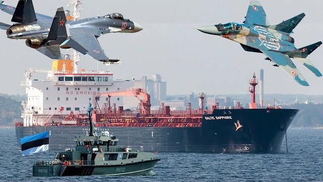 Морской бой на Балтике: Силы НАТО штурманули танкер "теневого флота" - РФ срочно бросила в бой Су-35 Морской бой на Балтике: Силы НАТО штурманули танкер "теневого флота" - РФ срочно бросила в бой Су-35