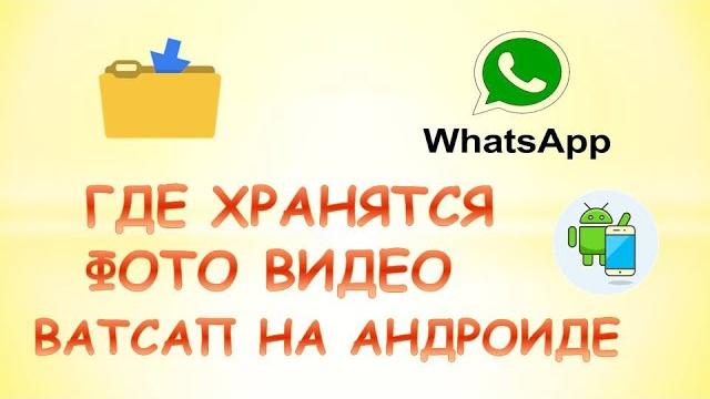 Где хранятся файлы ватсап на андроиде Где хранятся файлы ватсап на андроиде