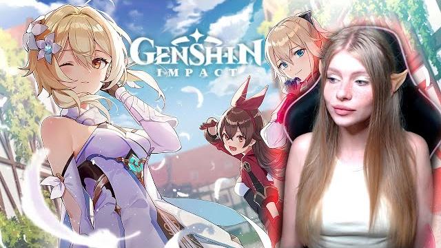 Первый раз в Genshin Impact Стрим Первый раз в Genshin Impact Стрим