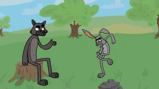 Заяц и волк Заяц и волк