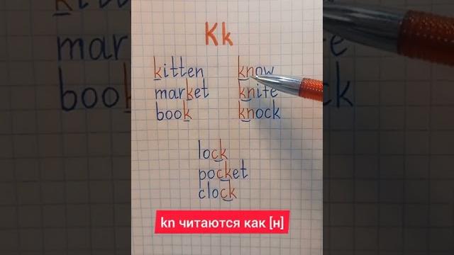 Правила чтения Kk Правила чтения Kk