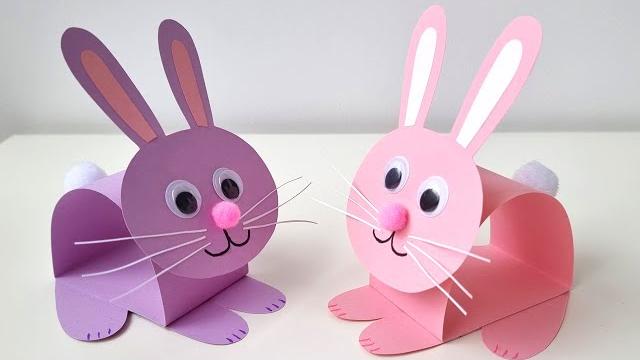 ЗАЙЧИК из бумаги ПАСХАЛЬНЫЕ поделки своими руками Поделки из бумаги на Пасху Бумажные игрушки DIY ЗАЙЧИК из бумаги ПАСХАЛЬНЫЕ поделки своими руками Поделки из бумаги на Пасху Бумажные игрушки DIY