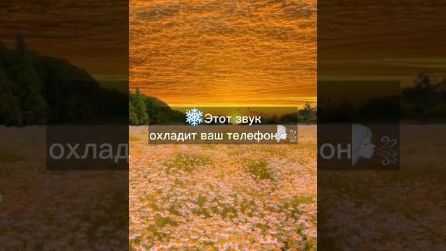 Послушайте этот звук 1-2 минуты и ваш телефон охладится Послушайте этот звук 1-2 минуты и ваш телефон охладится