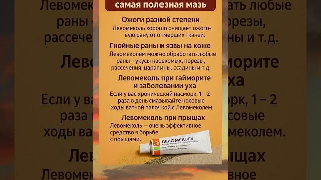 Левомеколь - самая полезная мазь Левомеколь - самая полезная мазь