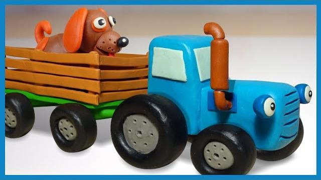 Лепим Синий Трактор из пластилина. Все серии. Tractor in Plasticine. Лепим Синий Трактор из пластилина. Все серии. Tractor in Plasticine.