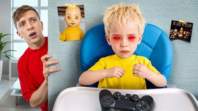 Мой СЫН Превратился в Yellow Baby!! Мой СЫН Превратился в Yellow Baby!!