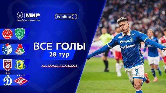 Все голы 11.05.2025 | 28 тур Мир РПЛ 2024/25 Все голы 11.05.2025 | 28 тур Мир РПЛ 2024/25