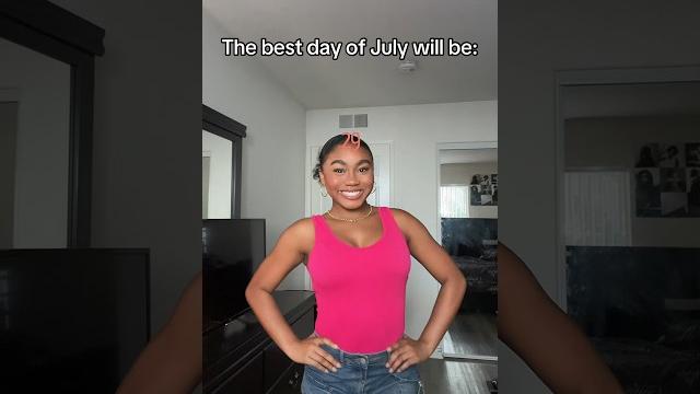 The best day of July will be… ️ #july #filter #sydneysmiles The best day of July will be… ️ #july #filter #sydneysmiles