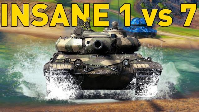 INSANE 1 vs 7 IN VZ. 55 - World of Tanks INSANE 1 vs 7 IN VZ. 55 - World of Tanks