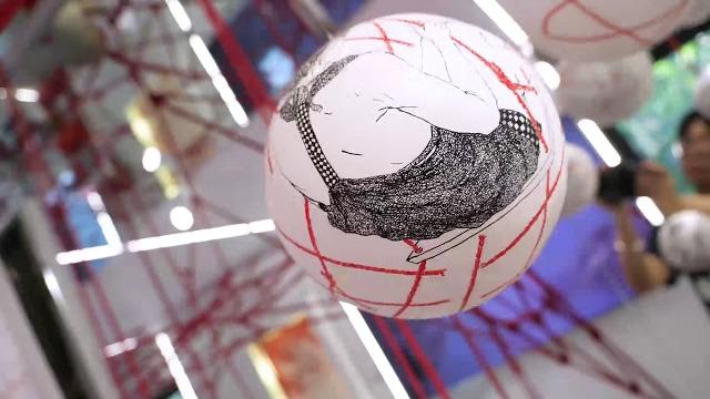绳缚艺术装置《HUNDREDS OF THEM》 shibari art 绳缚艺术装置《HUNDREDS OF THEM》 shibari art