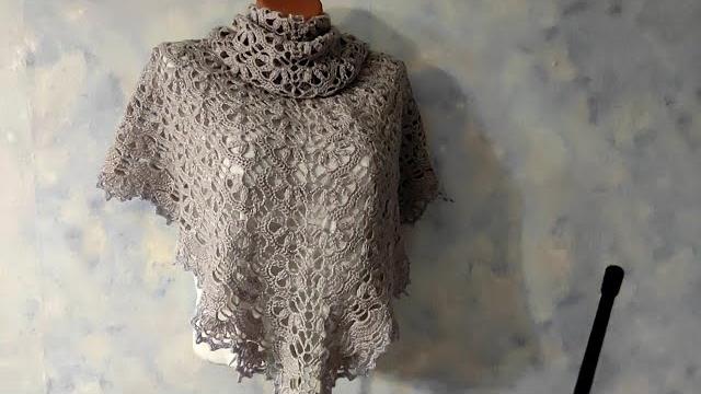 ШИКАРНАЯ ШАЛЬ крючком. Подробный м.к. для начинающих. ШИКАРНАЯ ШАЛЬ крючком. Подробный м.к. для начинающих.