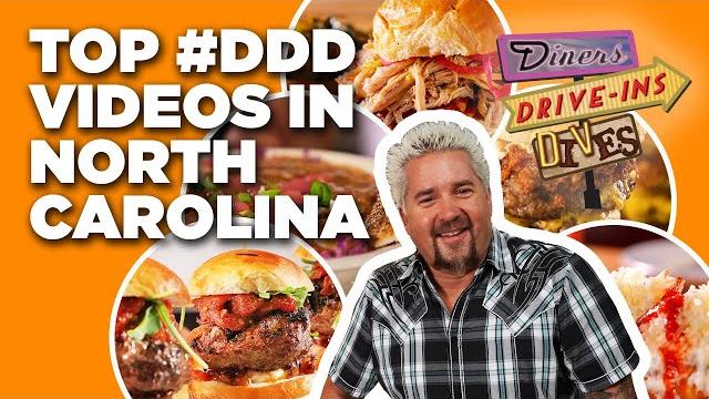 Top #DDD Videos in North Carolina with Guy Fieri | Diners, Drive-Ins and Dives | Food Network Top #DDD Videos in North Carolina with Guy Fieri | Diners, Drive-Ins and Dives | Food Network