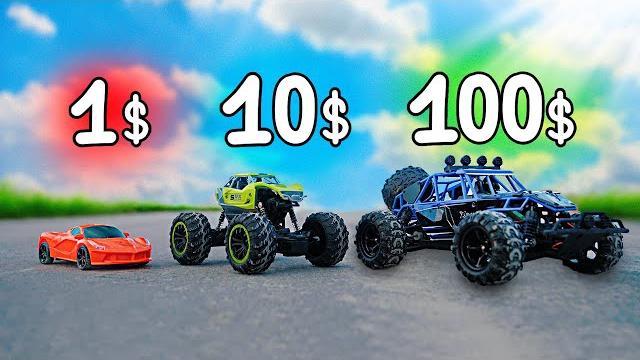МАШИНКА НА ПУЛЬТЕ ЗА 1$ VS 10$ VS 100$ МАШИНКА НА ПУЛЬТЕ ЗА 1$ VS 10$ VS 100$