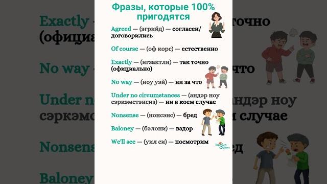 Фразы, которые 100% пригодятся Фразы, которые 100% пригодятся