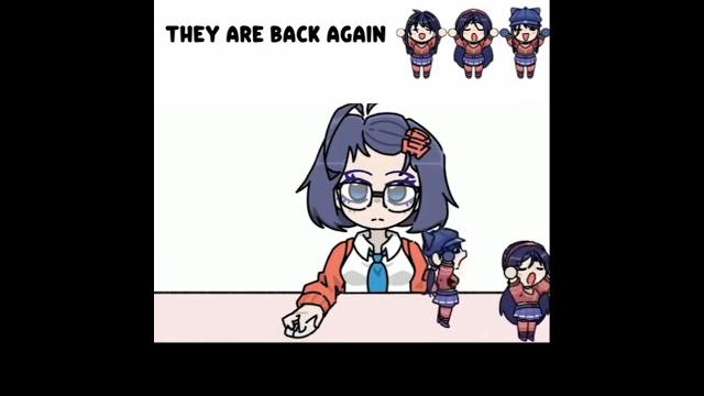 Chibi Mitas are back ! #miside #shorts Chibi Mitas are back ! #miside #shorts