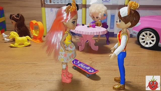 Enchantimals rides a skateboard Video for girls about Enchantimals dolls New acquaintance Enchantimals rides a skateboard Video for girls about Enchantimals dolls New acquaintance