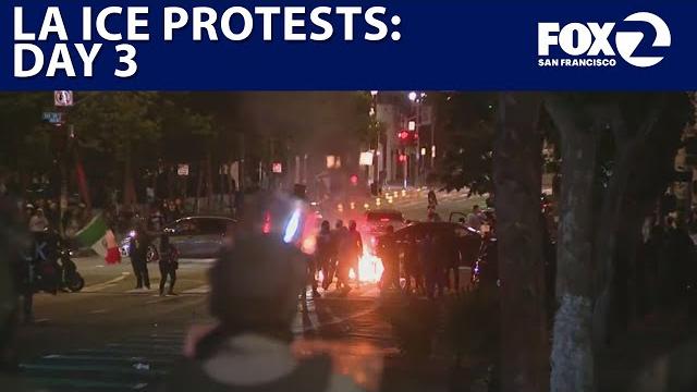 LIVE: Sheriff deputies move in on LA ICE protesters | KTVU LIVE: Sheriff deputies move in on LA ICE protesters | KTVU