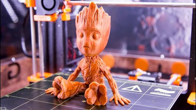 Baby Groot - 3D Printing Time Lapse Baby Groot - 3D Printing Time Lapse