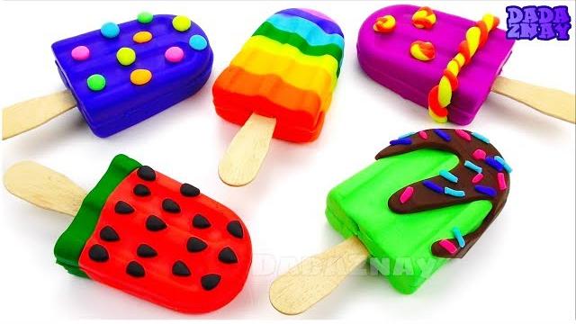 Лепим мороженое из Play Doh своими руками| Поделки из пластилина Плей До|Учим цвета| Видео для детей Лепим мороженое из Play Doh своими руками| Поделки из пластилина Плей До|Учим цвета| Видео для детей