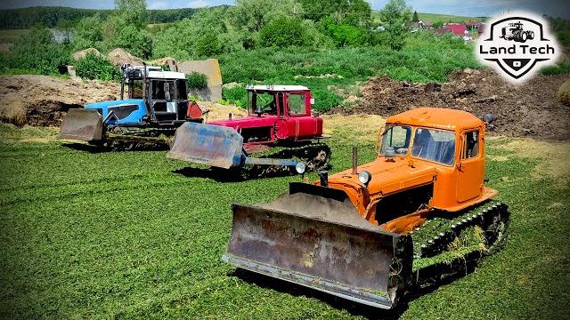 Старый ДТ-75 и более новые ДТ-75Д и Агромаш-90ТГС! Красивая работа на трамбовке сенажа! Старый ДТ-75 и более новые ДТ-75Д и Агромаш-90ТГС! Красивая работа на трамбовке сенажа!