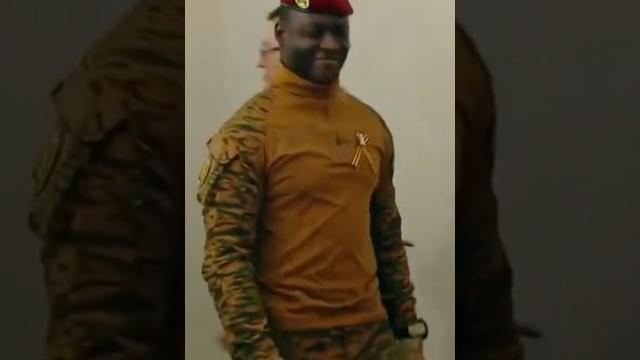 Burkina Faso’s Traoré stands out, Greets Putin in Full Military Dress at 2025 Victory Day Parade Burkina Faso’s Traoré stands out, Greets Putin in Full Military Dress at 2025 Victory Day Parade