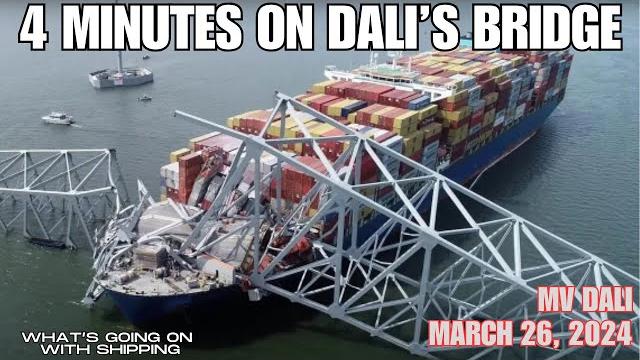 What Happened on the Bridge of the Dali during the Four Minutes After They Lost Power? What Happened on the Bridge of the Dali during the Four Minutes After They Lost Power?