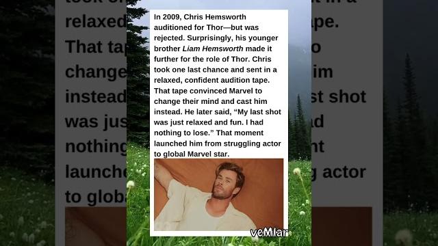 How Chris Hemsworth Almost Lost Thor to His Brother How Chris Hemsworth Almost Lost Thor to His Brother