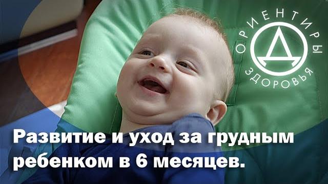 Развитие и уход за грудным ребенком в 6 месяцев Развитие и уход за грудным ребенком в 6 месяцев
