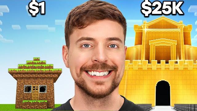 Строительный Челлендж $1 vs $25,000 Строительный Челлендж $1 vs $25,000