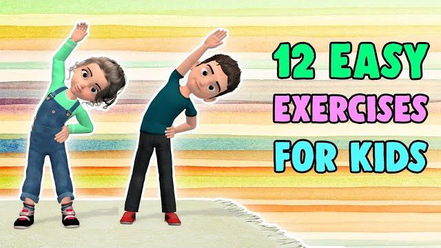 12 Easy Exercises For Kids At Home 12 Easy Exercises For Kids At Home