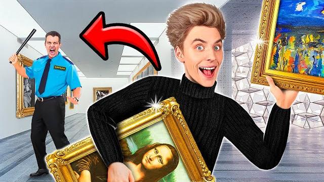 УКРАЛИ Самую ДОРОГУЮ КАРТИНУ ! *Идеальное Ограбление* УКРАЛИ Самую ДОРОГУЮ КАРТИНУ ! *Идеальное Ограбление*