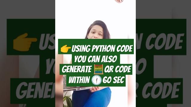 QR Code#video#python#project #pythonprogramming #shorts #learning#dailyvlog #qrcode#pythontutorial QR Code#video#python#project #pythonprogramming #shorts #learning#dailyvlog #qrcode#pythontutorial