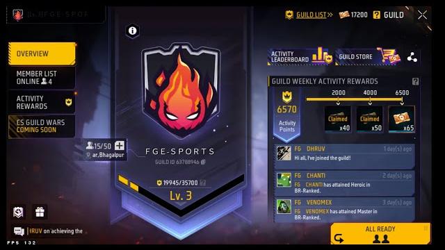 FREE FIRE LIVE V BADGE GUILD TESTING | GUILD TEST | YOUTUBER KA GUILDV BADGE GUILD @FireEyesGaming FREE FIRE LIVE V BADGE GUILD TESTING | GUILD TEST | YOUTUBER KA GUILDV BADGE GUILD @FireEyesGaming