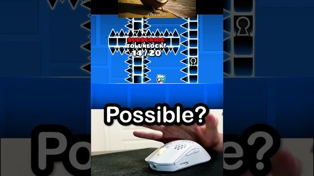 Impossible Cube Rat Trap in Geometry Dash! #shorts Impossible Cube Rat Trap in Geometry Dash! #shorts