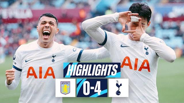 ASTON VILLA 0-4 TOTTENHAM HOTSPUR // PREMIER LEAGUE HIGHLIGHTS // SPURS THRASH VILLA ASTON VILLA 0-4 TOTTENHAM HOTSPUR // PREMIER LEAGUE HIGHLIGHTS // SPURS THRASH VILLA