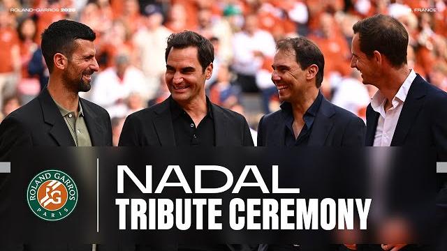 Rafael Nadal tribute ceremony | Roland-Garros 2025 Rafael Nadal tribute ceremony | Roland-Garros 2025