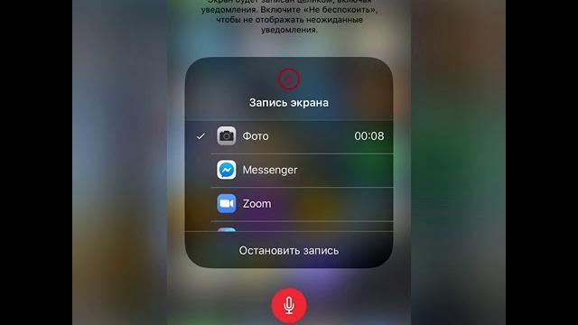Почему нет звука при записи с экрана iPhone Почему нет звука при записи с экрана iPhone