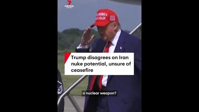 Trump disagrees on Iran nuke potential Trump disagrees on Iran nuke potential