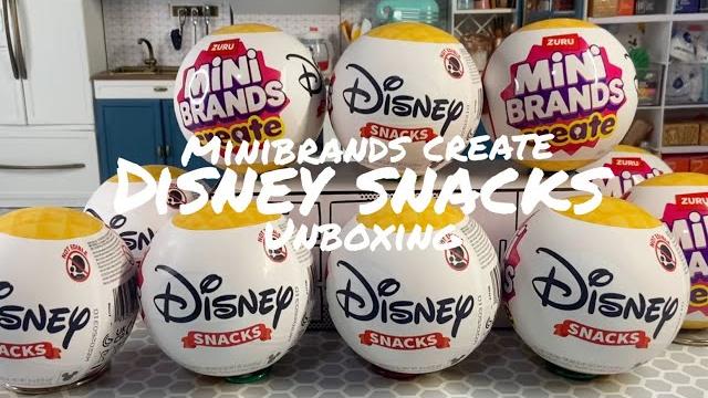 *NEW MiniBrands Create Disney Snacks UNBOXING *NEW MiniBrands Create Disney Snacks UNBOXING
