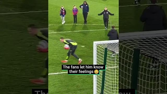 Aston Villa Keeper Robin Olsen Refuses To Let Young Crystal Palace Fans Take Penalties 🫣 Aston Villa Keeper Robin Olsen Refuses To Let Young Crystal Palace Fans Take Penalties 🫣