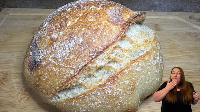 EASY AND DELICIOUS SOURDOUGH BREAD! EASY AND DELICIOUS SOURDOUGH BREAD!