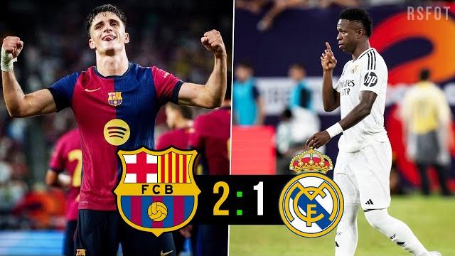 Барселона - Реал Мадрид - 2:1 - Все голы и Обзор 2024 #футбол #football #barcelona #realmadrid Барселона - Реал Мадрид - 2:1 - Все голы и Обзор 2024 #футбол #football #barcelona #realmadrid