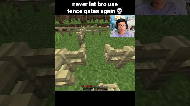 Minecraft Fence Gate Moment Minecraft Fence Gate Moment