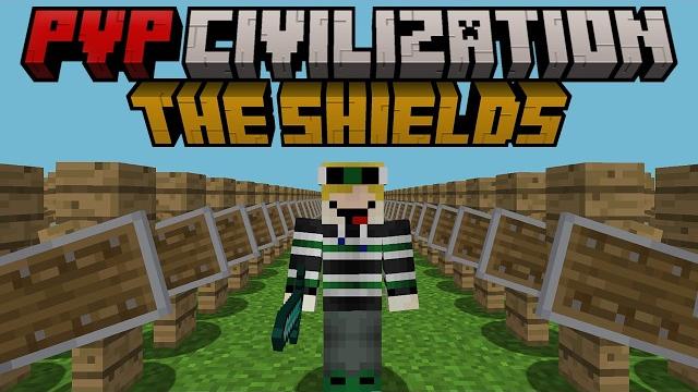 Minecraft but I discover the SHIELDS of PVP CIVILIZATION Minecraft but I discover the SHIELDS of PVP CIVILIZATION