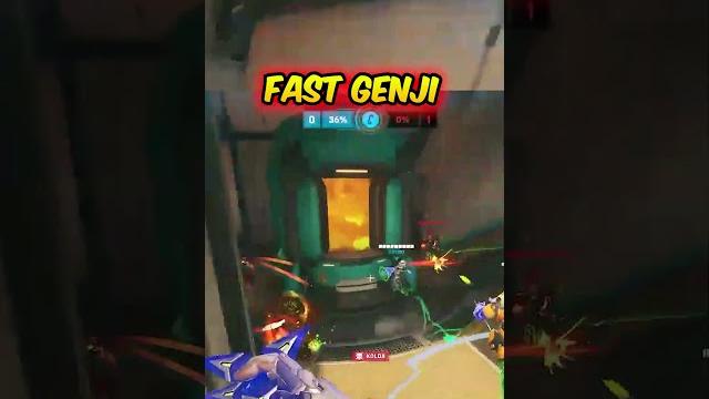 Genji So Fast The Call Him The Flash #overwatch2 Genji So Fast The Call Him The Flash #overwatch2