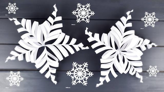 Ажурные 3D СНЕЖИНКИ из бумаги | Новогодние ИДЕИ Ажурные 3D СНЕЖИНКИ из бумаги | Новогодние ИДЕИ