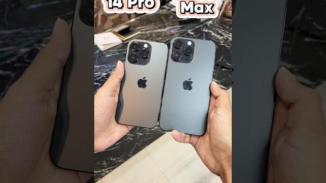iPhone 14 Pro Vs iPhone 14 Pro Max || Design & Camera Zoom Test! #shorts #short #iphone iPhone 14 Pro Vs iPhone 14 Pro Max || Design & Camera Zoom Test! #shorts #short #iphone