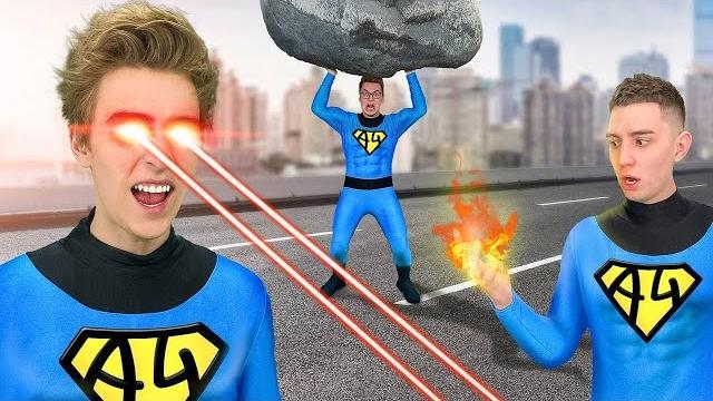 Стали СУПЕРГЕРОЯМИ на 24 Часа ! Стали СУПЕРГЕРОЯМИ на 24 Часа !